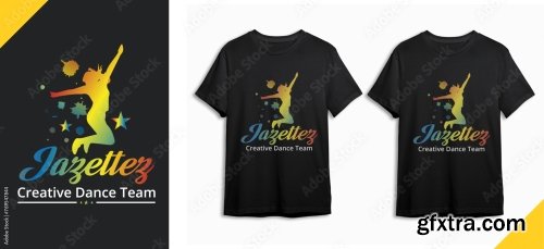 Creative Typography T-Shirt Design 6xAI