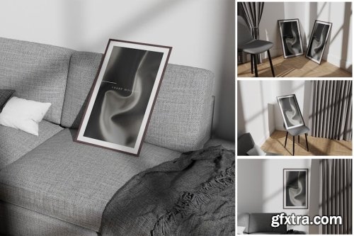 Picture Frame Mockup Collection 4xPSD