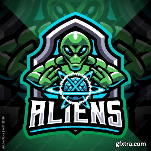 Esport Mascot Logo Design 6xAI