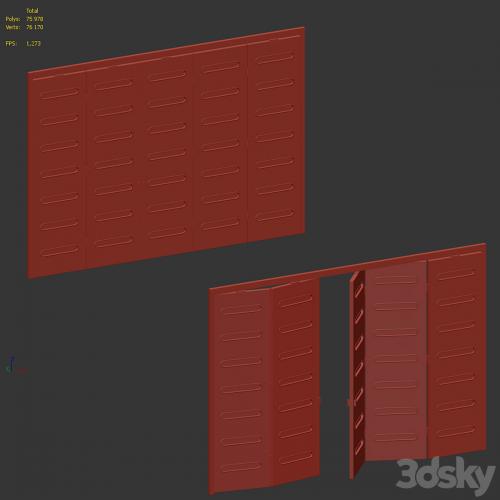 Decorative folding doors Mobius 2