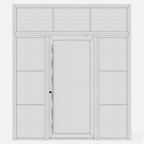 Aluminum door 207