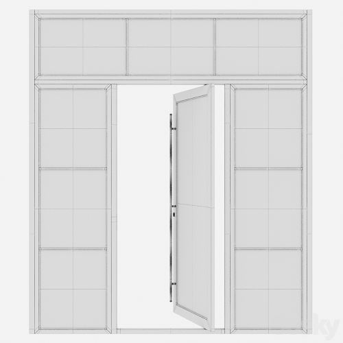 Aluminum door 207