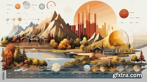 Concept Vector Illustration Of Presentation Background 6xAI