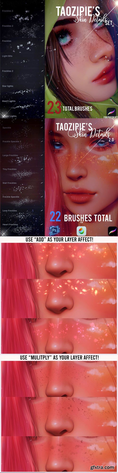 Anime Drawing Brushes Pack for Procreate