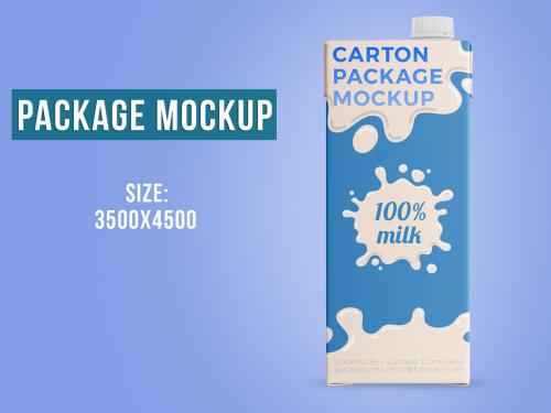 Carton Package Mockup