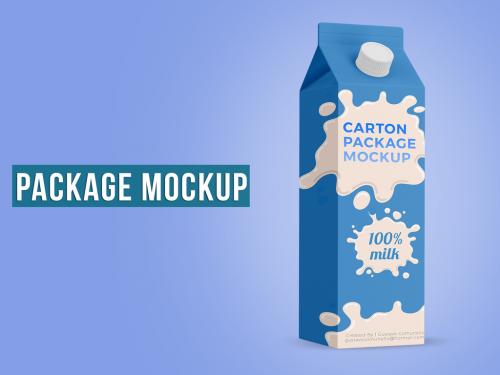 Carton Package Mockup