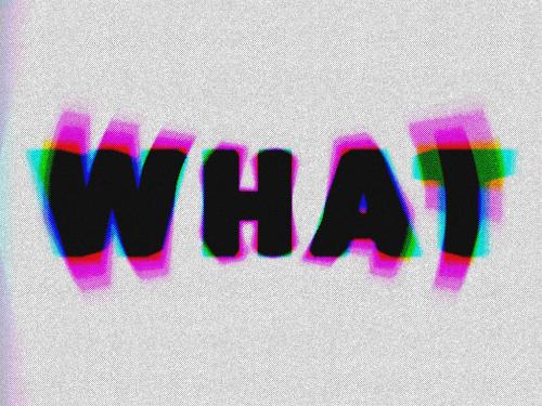 Trippy Halftone Text Effect Mockup