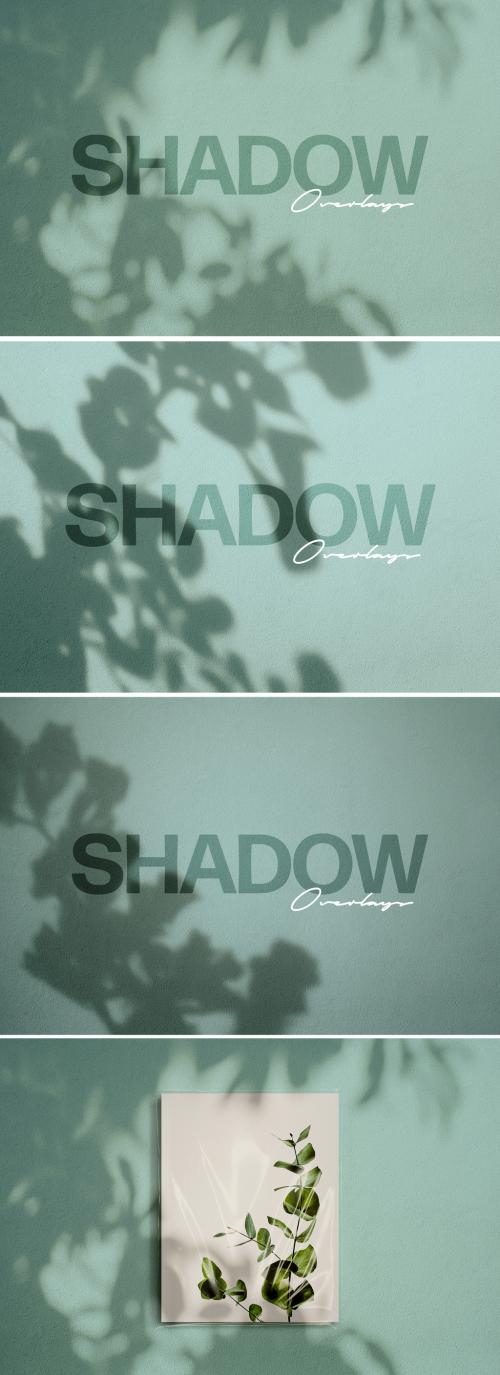 Botanical Shadow Overlay Mockup