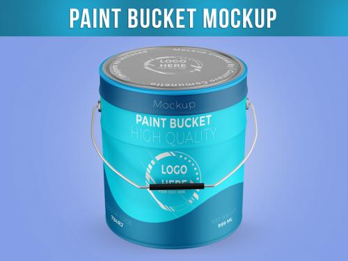Paint Bucket Mockup 