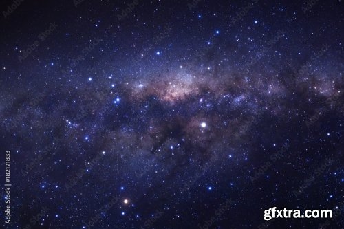 Milky Way Galaxy With Stars And Space Dust In The Universe 6xJPEG