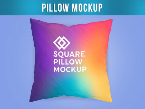 Square Pillow Mockup
