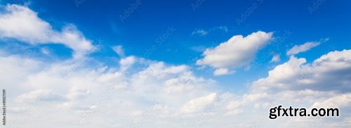 Blue Sky Background With Clouds 6xJPEG