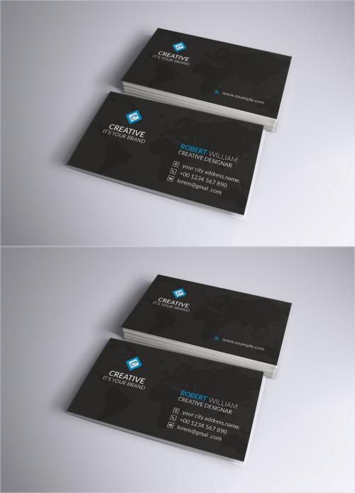 Blue Business Card