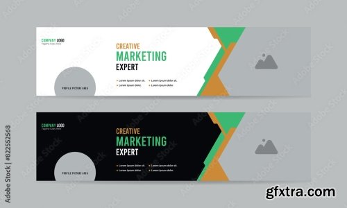 Linkedin Cover Design Template 6xAI