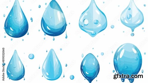 Water Drops Set 6xAI