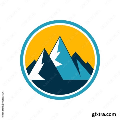 Mountain Logo And Symbol 6xAI