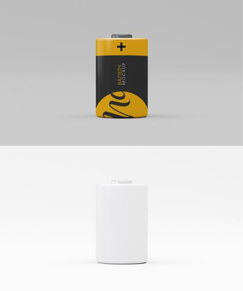 Isolated C Battery Mockup