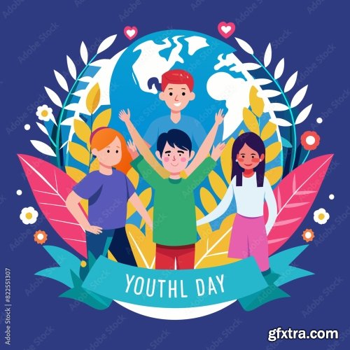 International Youth Day 6xSVG