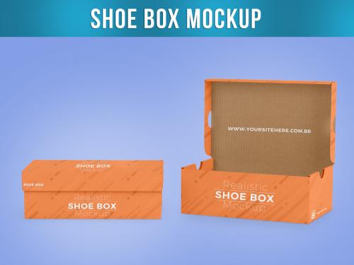 Shoe Box Mockup