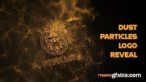 Videohive Dust Particles Gold Logo Reveal 52406907