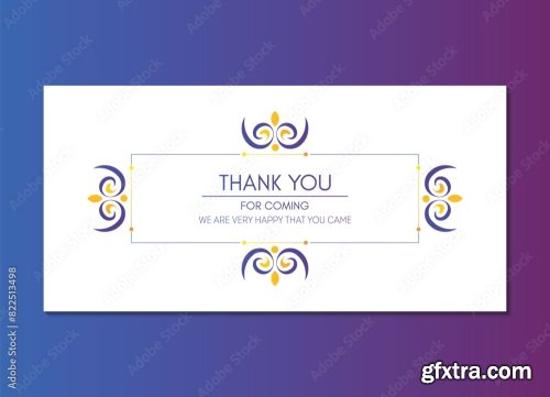 Colorful Patterned Wedding Thank You Cards 6xAI