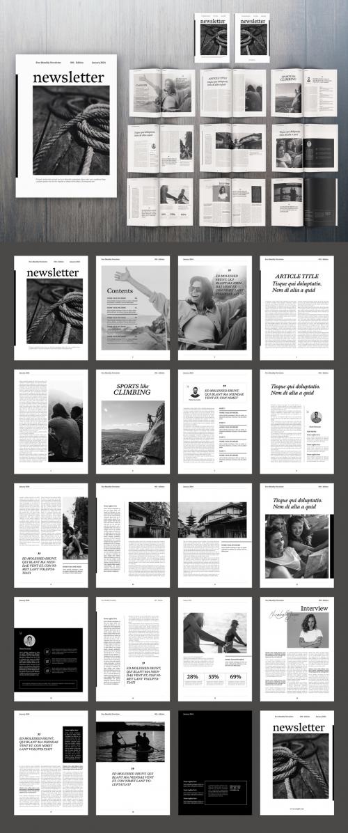 Newsletter or Magazine Layout