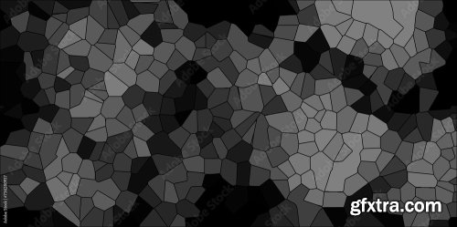 3D Futuristic Dark Hexagon Geometric Texture 6xAI