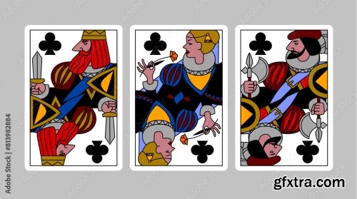 Characters Of Playing Cards 6xAI