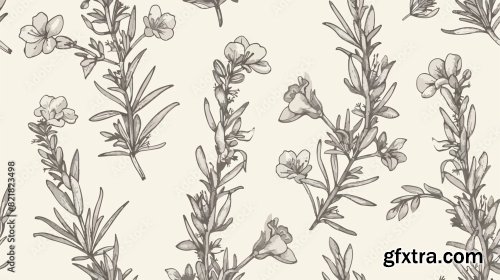 Natural Seamless Pattern 6xAI