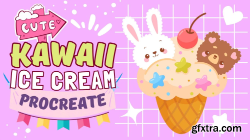 Scoop Up Some Fun: Drawing Cute Ice Cream Illustration in Procreate