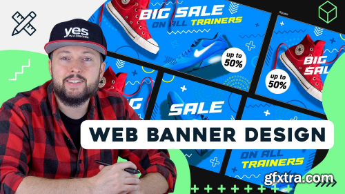 Web Banner Design with Adobe Photoshop and Illustrator