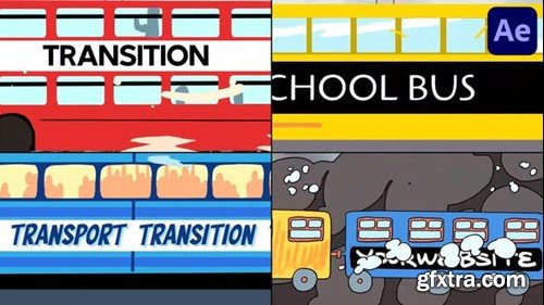 Videohive Transport Transition Titles for After Effects 52394685