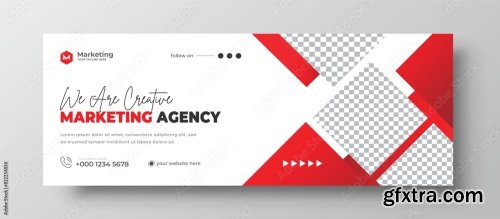 Facebook Cover And Corporate Web Banner Template 6xAI