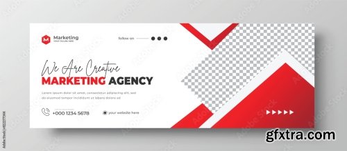 Facebook Cover And Corporate Web Banner Template 6xAI