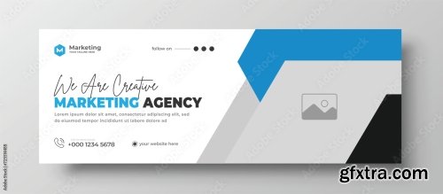 Facebook Cover And Corporate Web Banner Template 6xAI