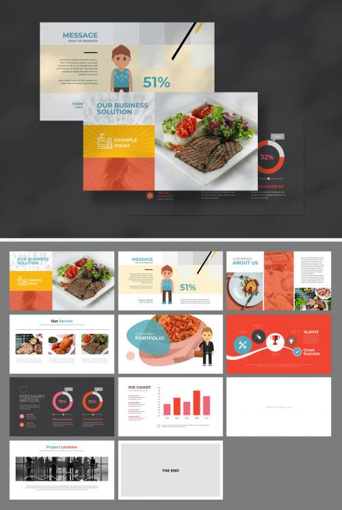 Food Presentation Layout