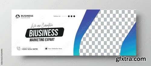 Facebook Cover And Corporate Web Banner Template 6xAI