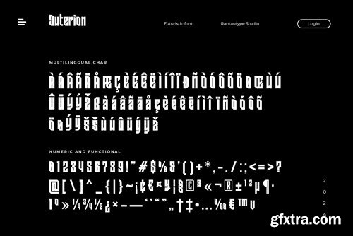 Outerion Futuristic Font JQSEBZQ