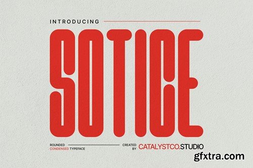 Sotice Rounded Condensed Font XU3ZTFQ