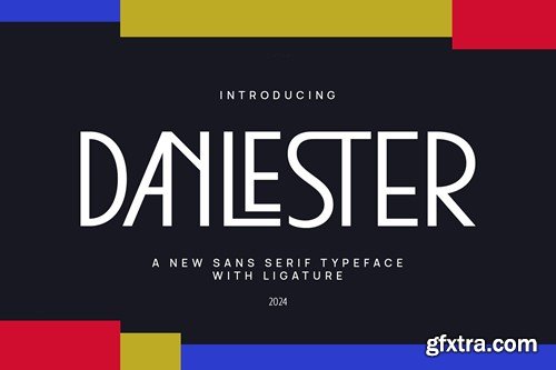 Danlester - Modern Ligature Sans Serif DAQBA34