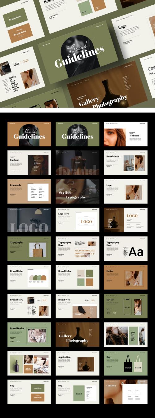 Brand Guideline Presentation Layout