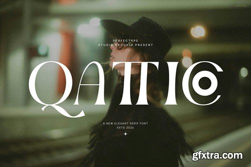 Qattico Elegant Serif Font Typeface SEET8XC