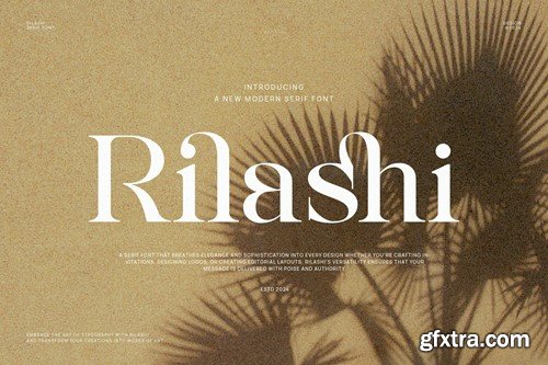 Rilashi - Elegant Serif Font FQ357WY