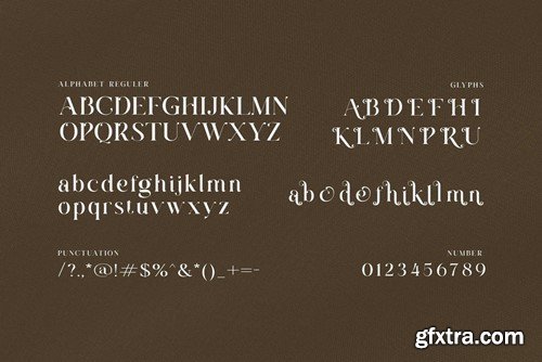 Ragike Elegant Ligature Typeface TWA8NS8