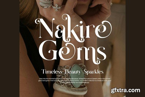 Ragike Elegant Ligature Typeface TWA8NS8