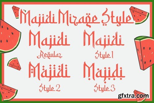 Majidi Mirage - Arabic Font 9V9JMTT