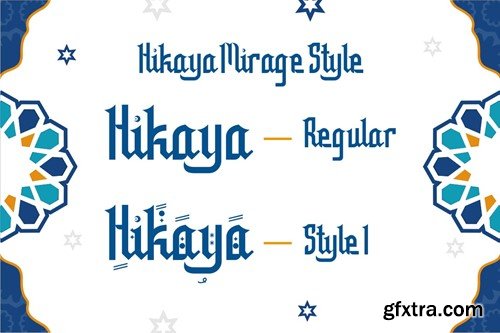 Hikaya Mirage - Arabic Display Font CXAYP8Y