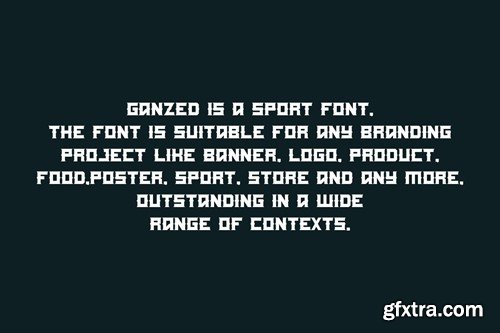 Ganzed - Italic & Sport Font Duo 4XTP4AT