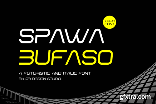 Spawa Bufaso - Digital & Futuristic Font JZS8U3S