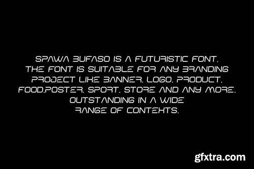 Spawa Bufaso - Digital & Futuristic Font JZS8U3S